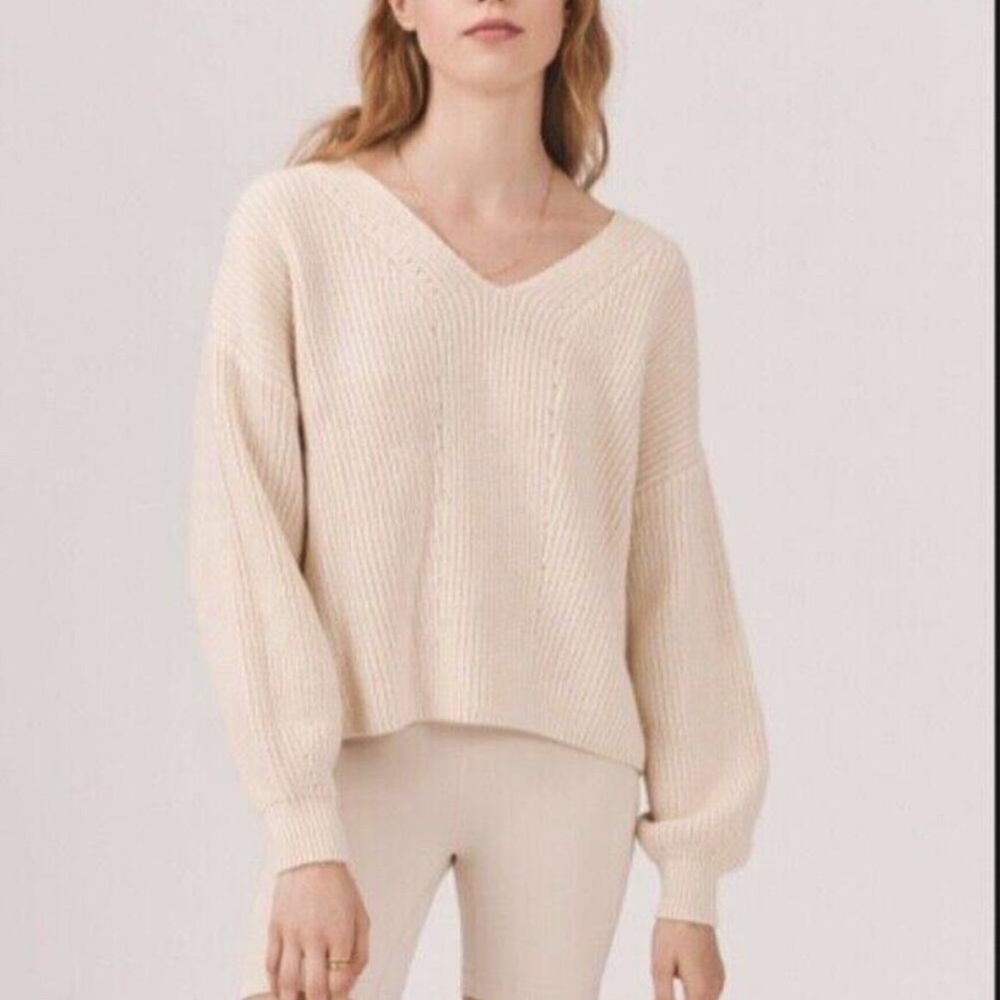 Something Navy Vneck Sweater